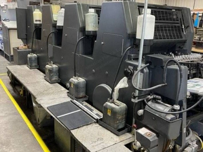 Heidelberg, GTO 52 VP, 1995, 4 Colors, 360x520mm, DDS Damps, Perfector
