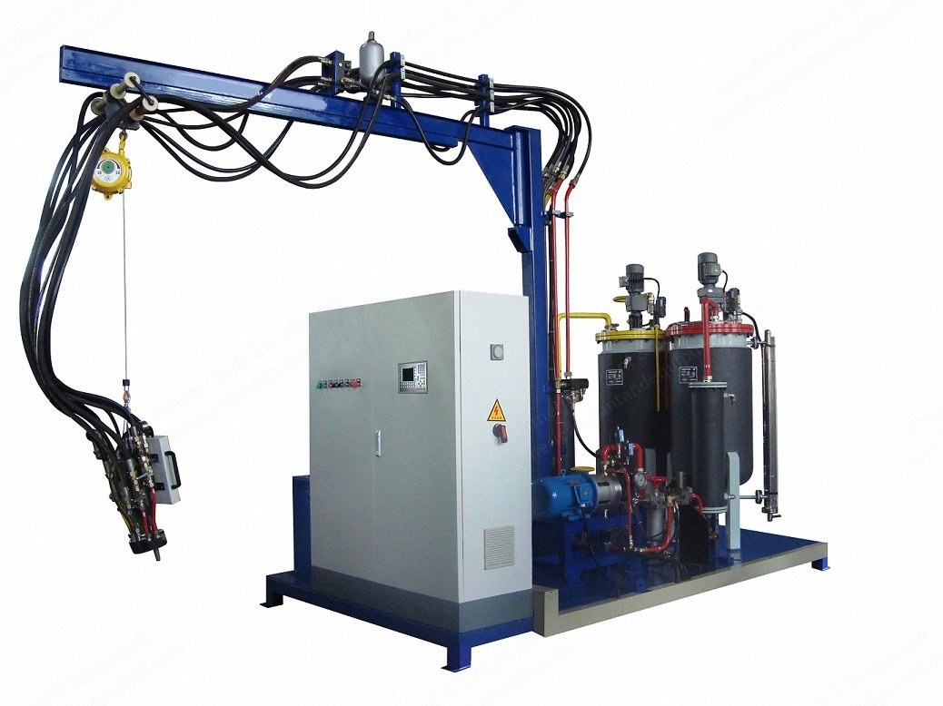 NovaStar, FG124, Two Components, High Pressure Foaming Machine, 100-850g/s Throughput, 250L Tank, 9m Turntable Foam Line