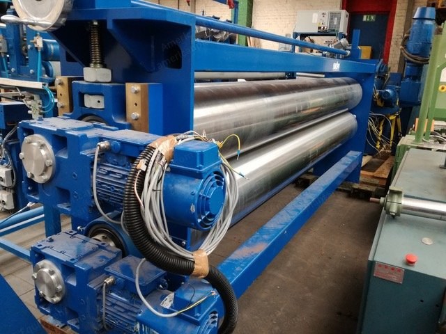 Suchy Calibrating and Cooling Calender, 3500mm Working Width, 2008, 2 Cooling Units