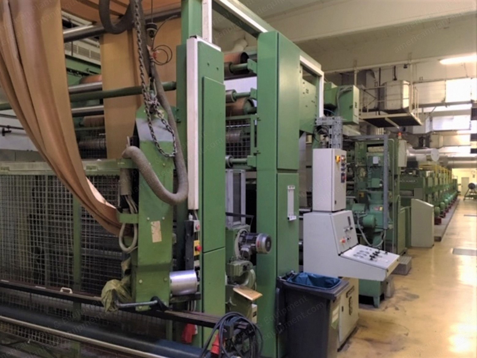 Bruckner Stenter Frame, 1997, 2000mm Working Width, 8 Chambers, Gas Heated