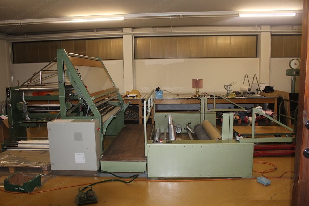 Franz & Weiss, WB-GL, 2004, Inspection and Cutting Machine, 2000mm Working Width, For Knit Goods