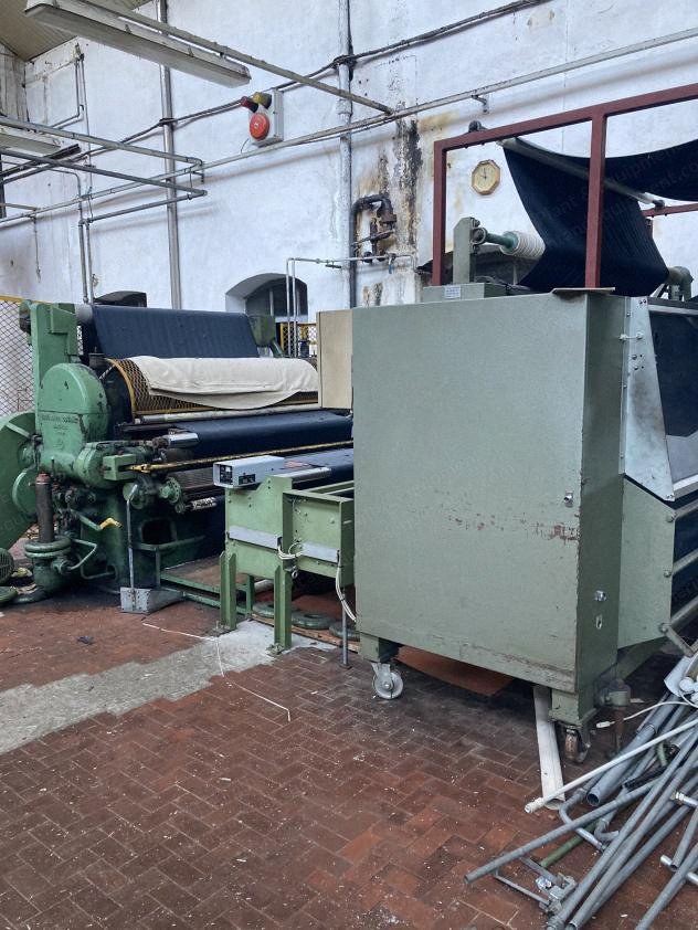 H. Krantz and Soenne Pan Calender, Menschner Automatic Weftstraighteners, 1800mm, 1975