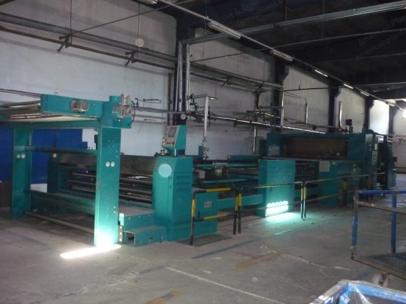 Lafer Open Width Compactor, 2005, 2400mm, with Feed Tenter Frame