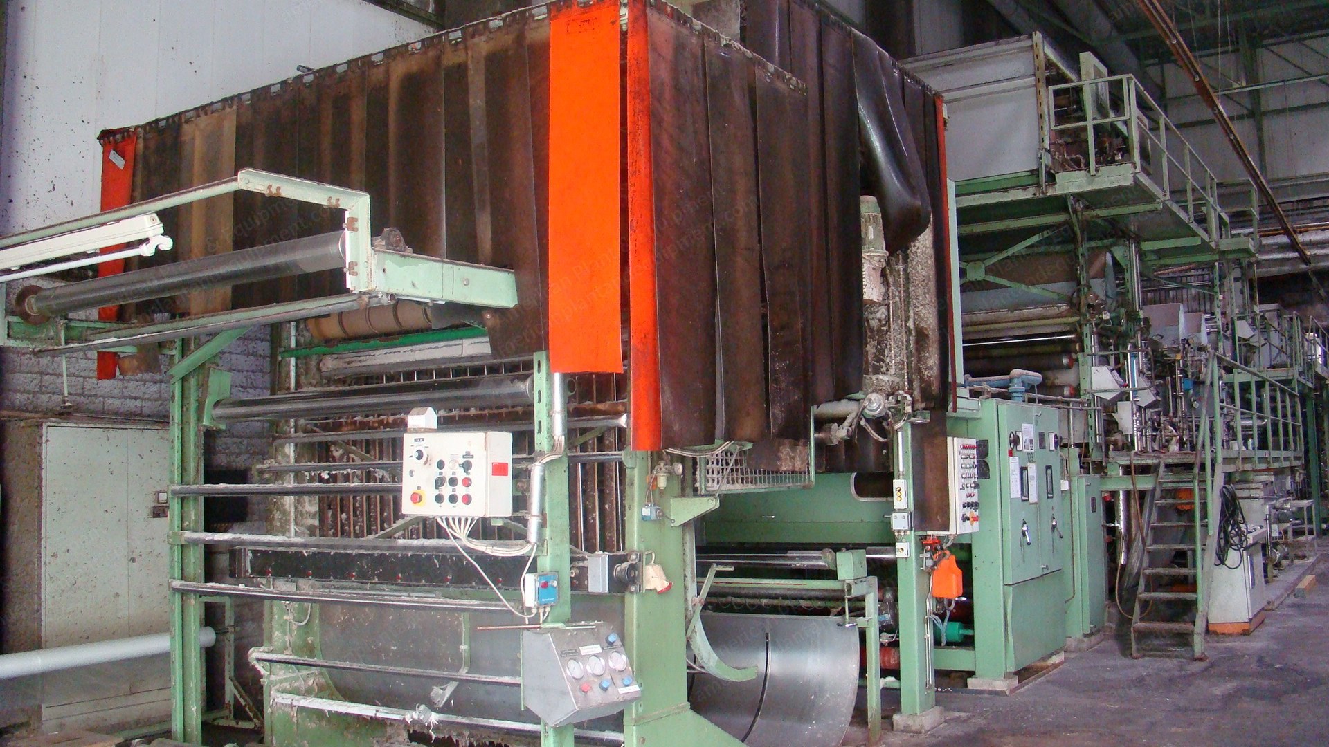 Osthoff, U80, 1988, Singeing Machine, 1800mm Working Width, 2000mm Roller Width
