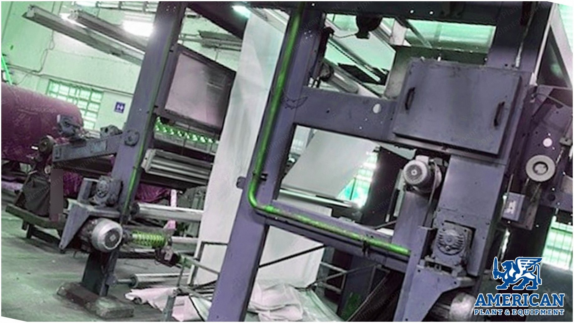 Dimensa Mercerizing Machine, Entry Scray, J Box, Stabilization, Stenter