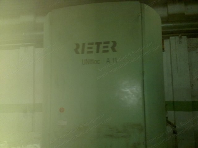 Rieter, Open End Spinning Line, 2002 to 2007, Complete Line with Blowrooms, Cards, Draw Frames, and Open End Machines