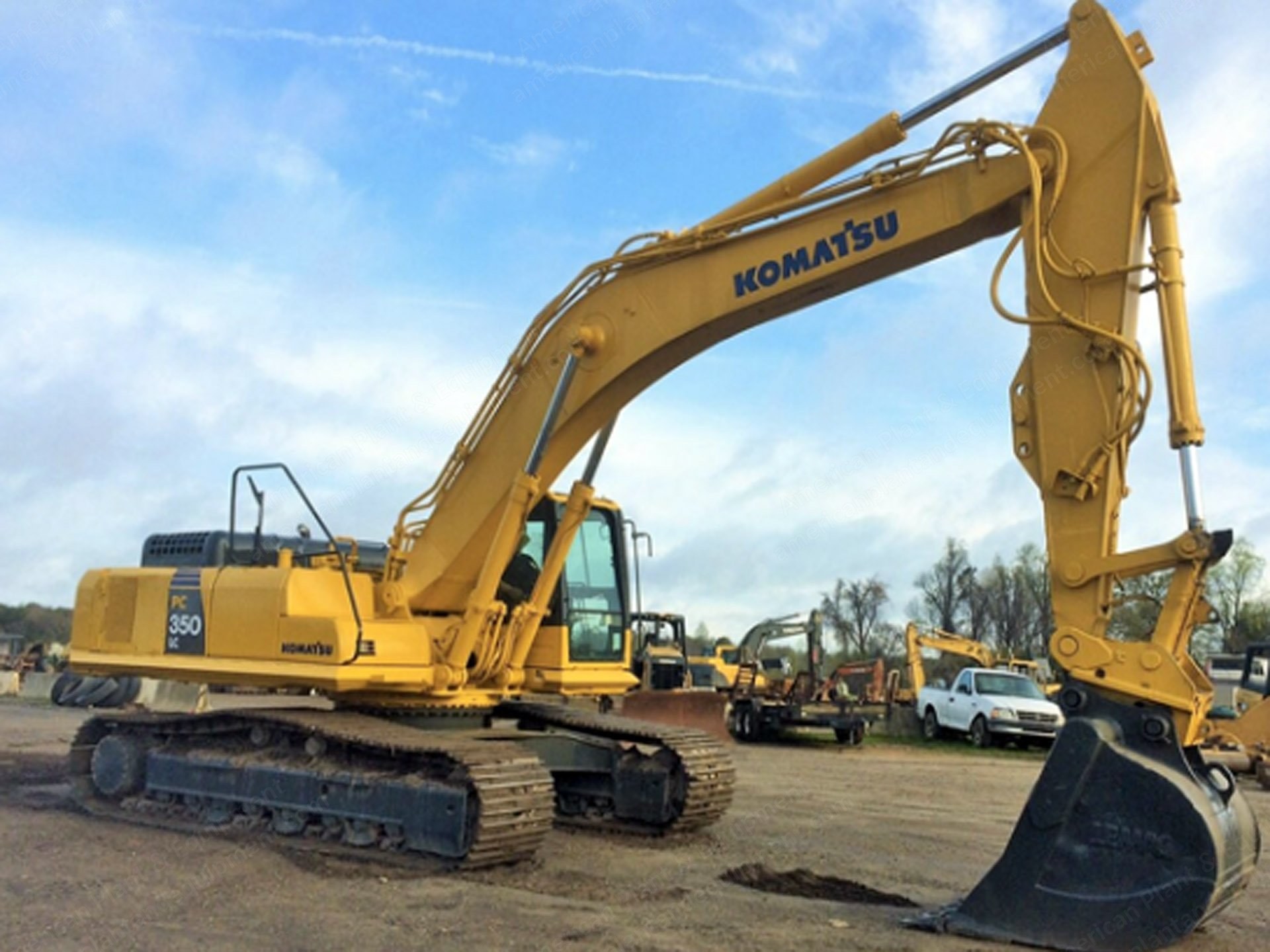 Komatsu, PC350LC-8, 2008, 54 inch Bucket, 31.5 inch Pads, Aux. Hydraulics