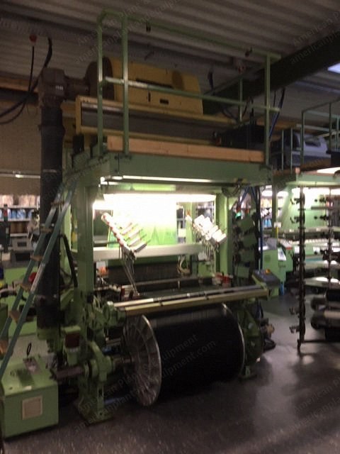 Dornier, AWS 8/J Vaupel, 2002 to 2007, Air Jet Label Weaving Looms, Staubli Jacquard
