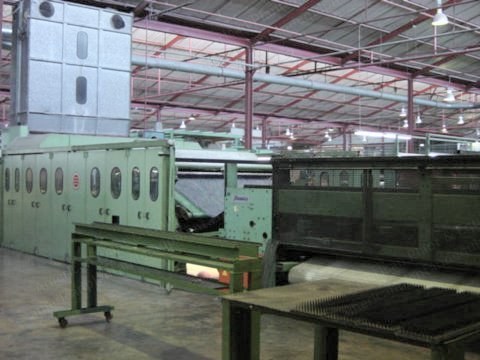 HDB, Asselin, Dilo Nonwoven Line, 1989, 4300mm Finished Width, 900kg/hr Capacity