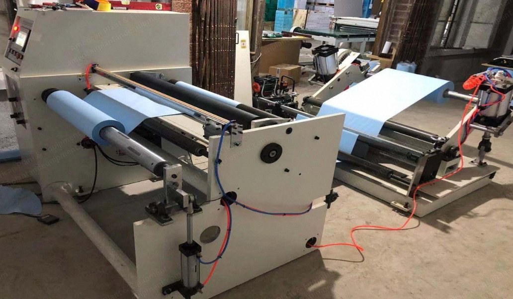 NovaStar, SR278, Semi-Automatic Rewinding Machine, 2500mm, Web Guide, Slitting Unit, Perforation Unit