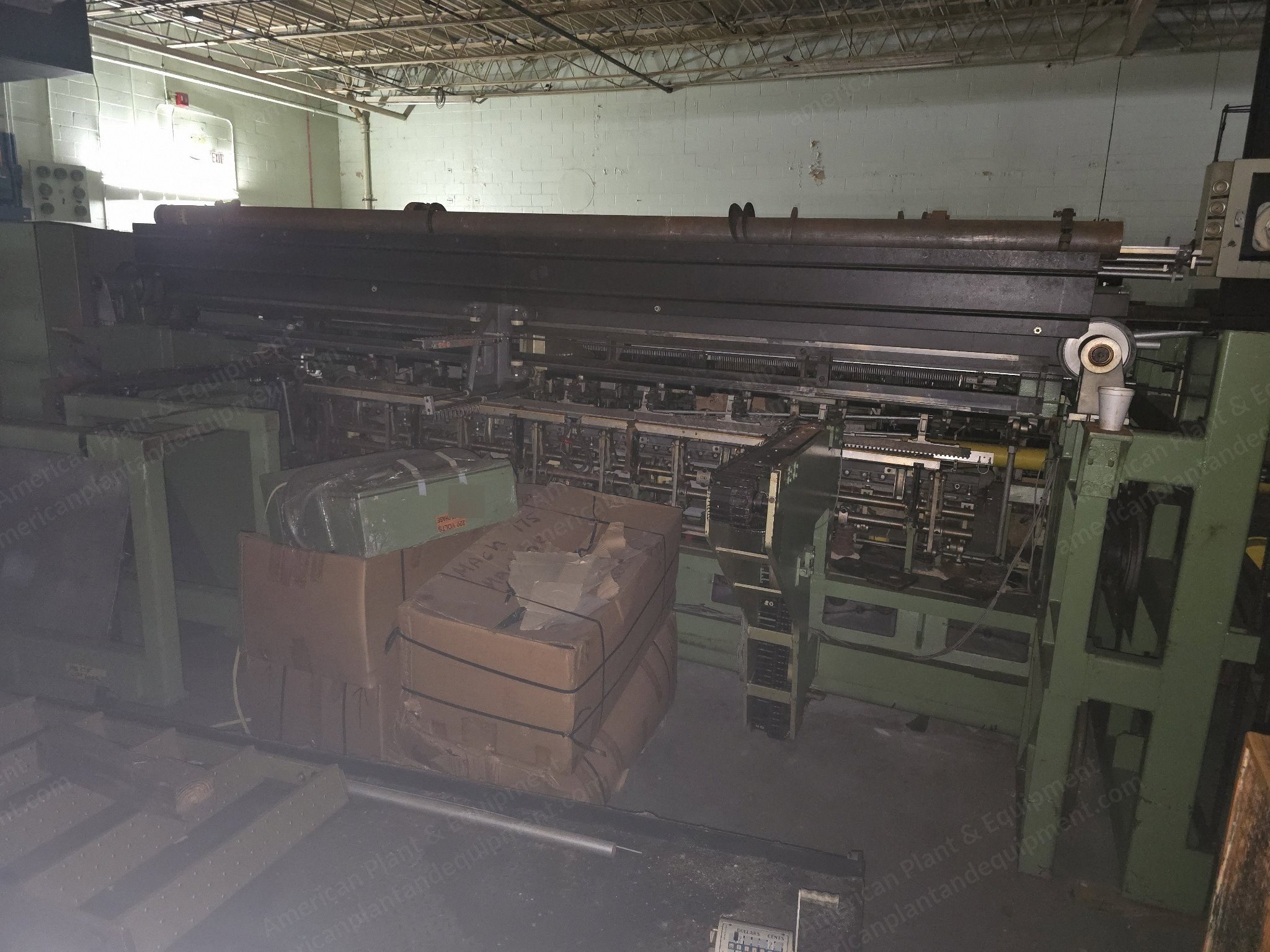 Mayer, RS10-MSU-EH, Raschel Weft Insertion Machine, 150" Width, 18 Gauge