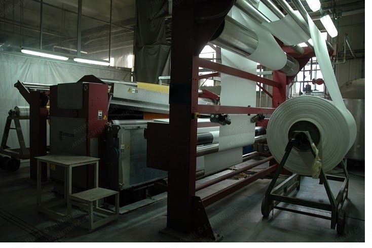 Kusters Pad-Batch Dyeing Machine, 2003, 340cm Fabric Width, 50 m/min