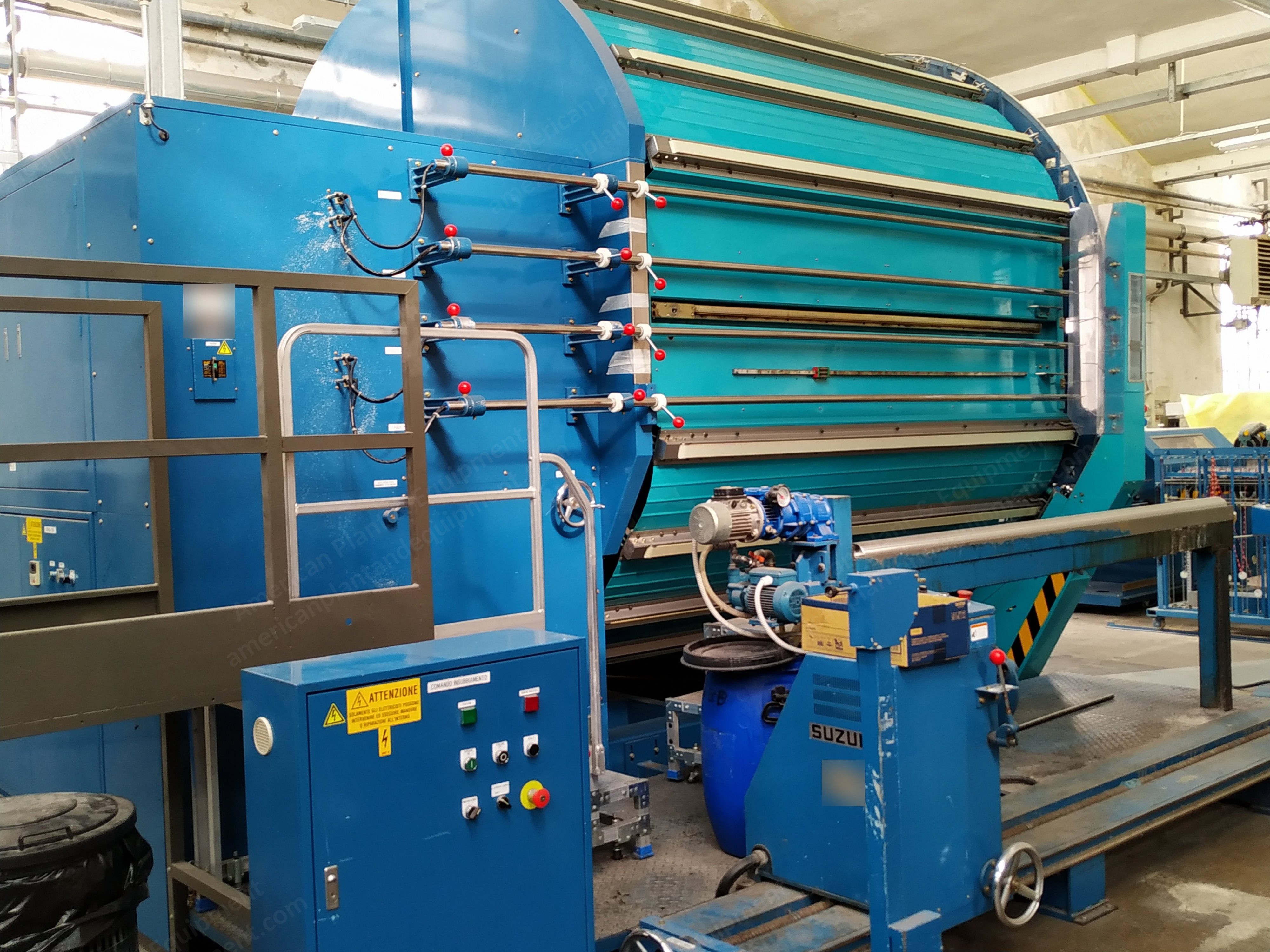 Suzuki, NAS300, 2001, 2200mm Width, Rotary Creel 8 Colors, Standard Creel 10 Colors