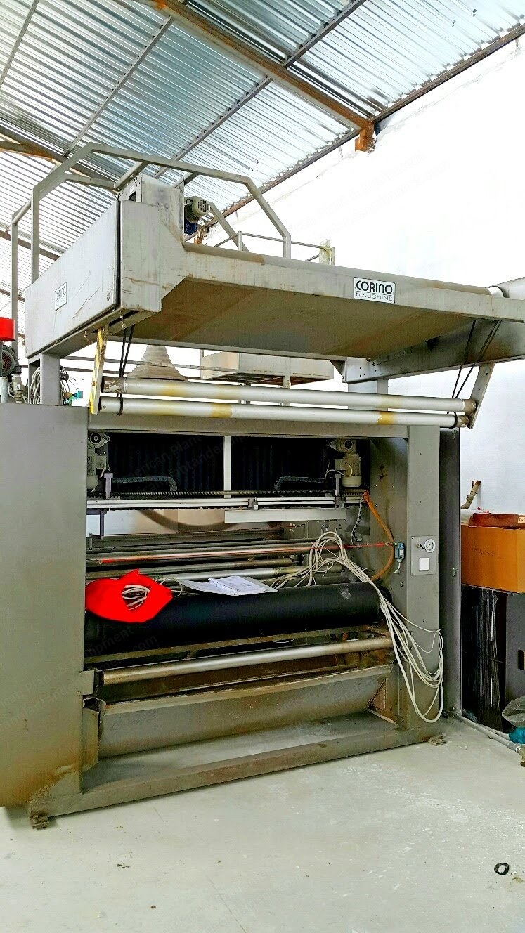 Corino Tubular Hydro-Extractor and Slitter, 2004, 1600mm, Double Padder