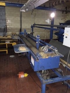 Gessner Transfer Printer, 70 Inches Wide, 74x36 Inch Drum, Hot Oil Heater