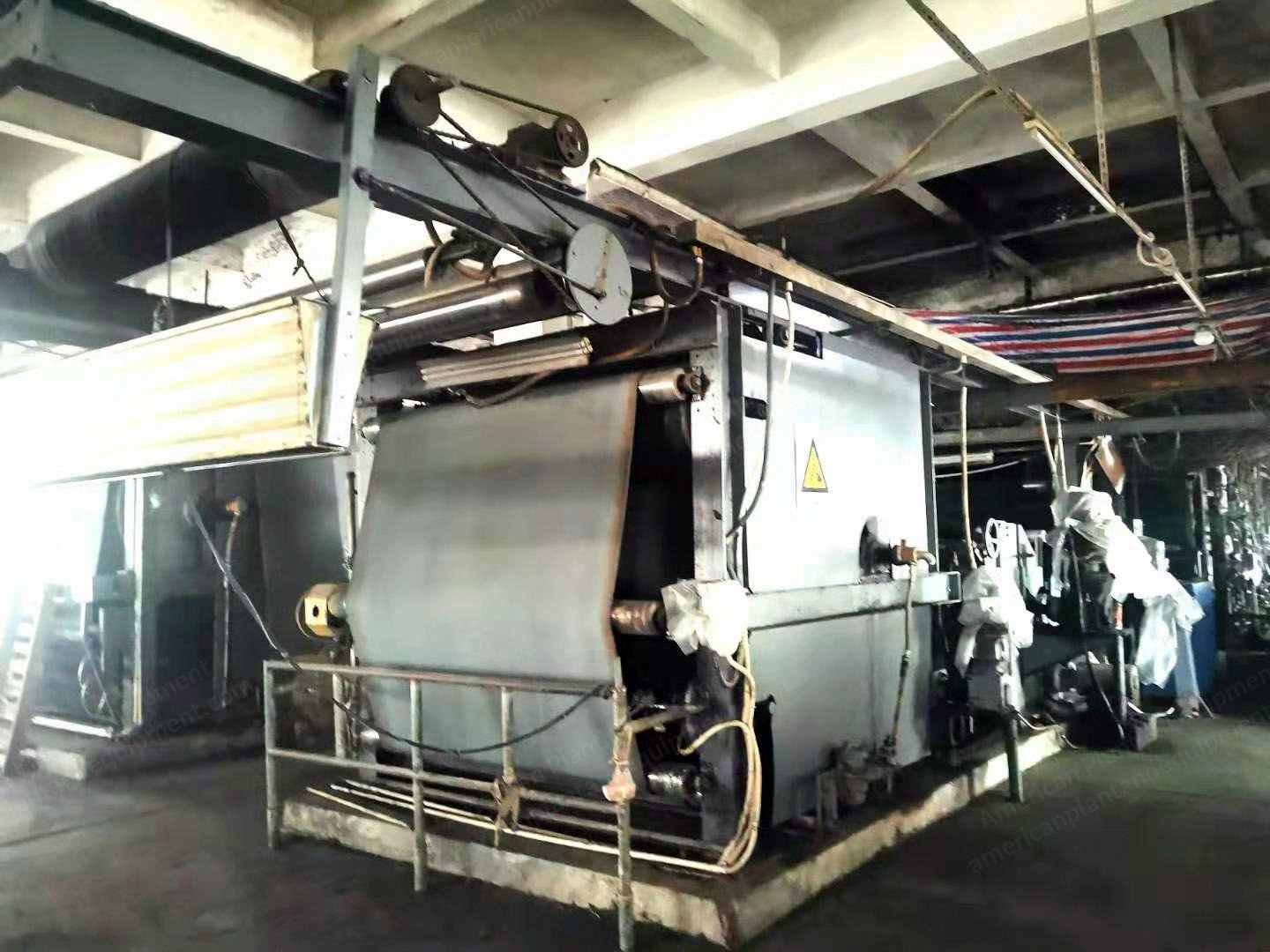 Morrison Sanforizing Machine, 2002, Working Width 1800mm to 1900mm, Cylinder Diameter 2000mm, Rubber Blanket Thickness 50mm