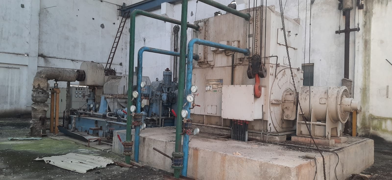 Triveni, TC 145, 2009, 10 MW, 11000V, 50 Hz, Full Condensing Steam Turbine Generator Set