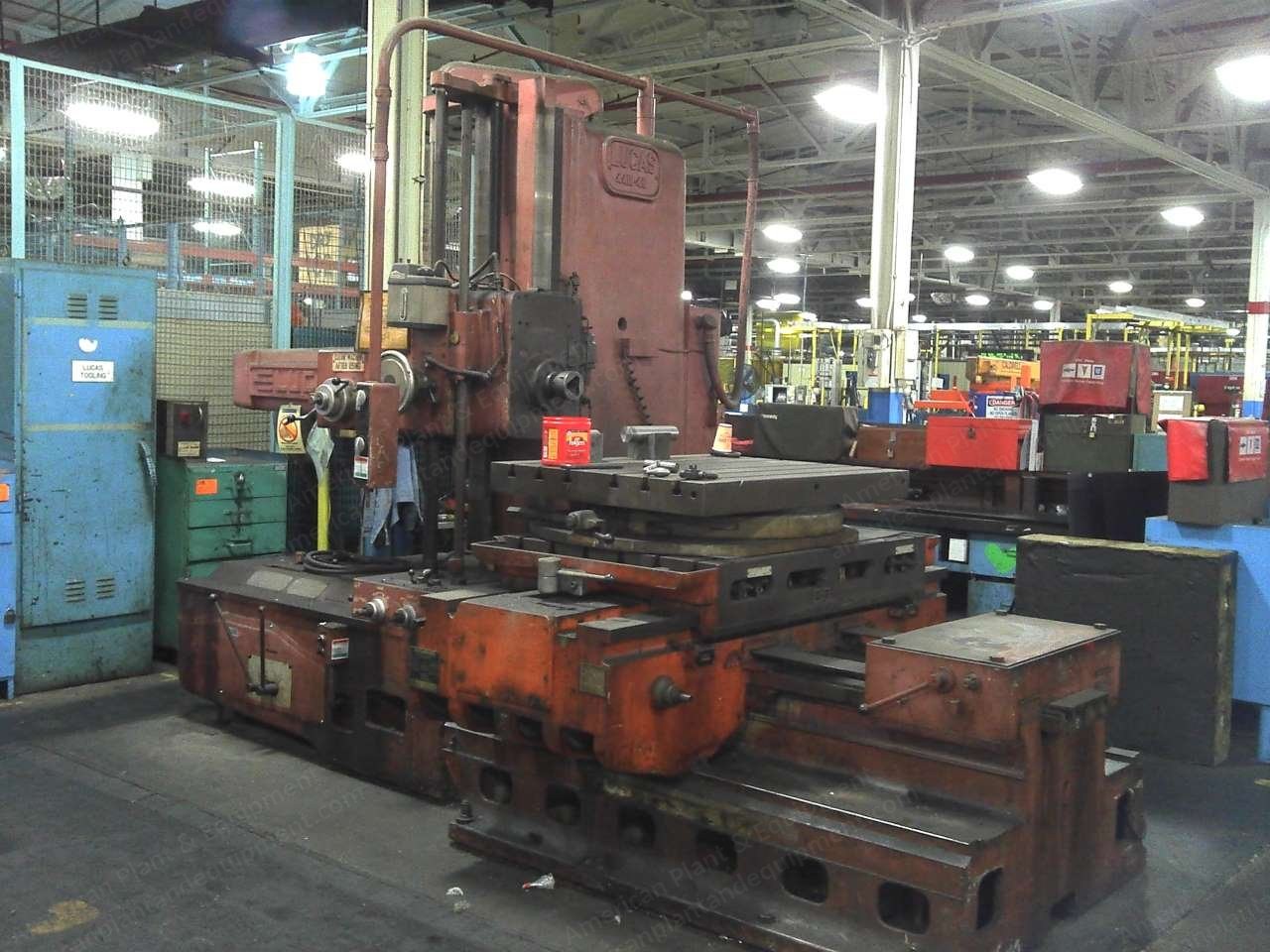 Lucas, 441B48, 4" Horizontal Boring Mill, 36" x 62" Table, 10 HP