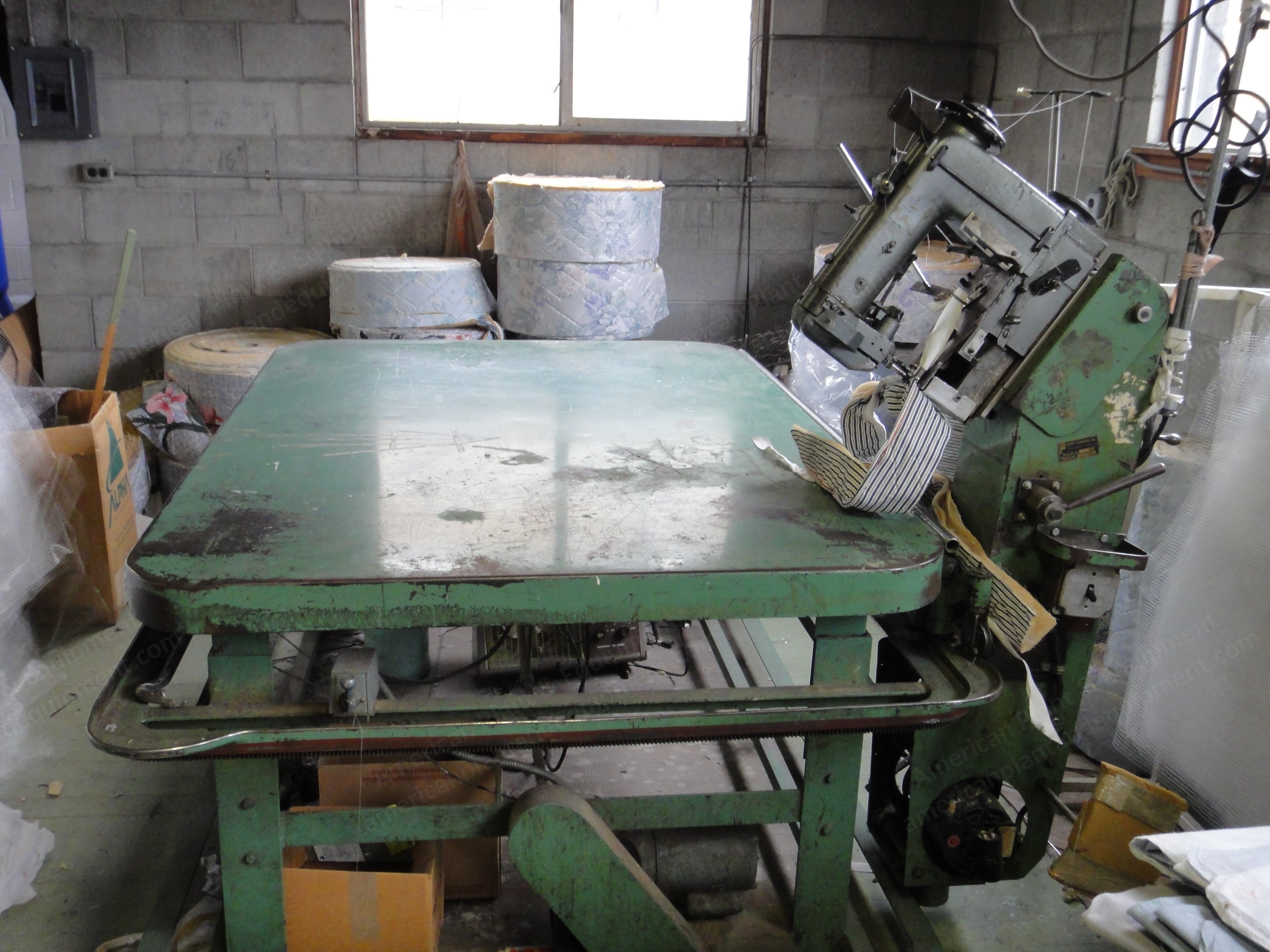 United Tape Edge Machines, Singer 300W Heads, Double Size Tables