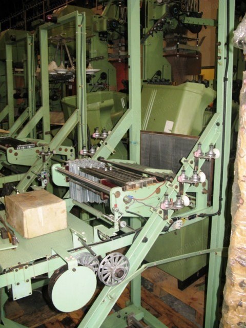 Muller, CTM 2/160, 1998, 2 Heads, 160mm Max Reed Width, 12 Cam Driven Frames, 220V
