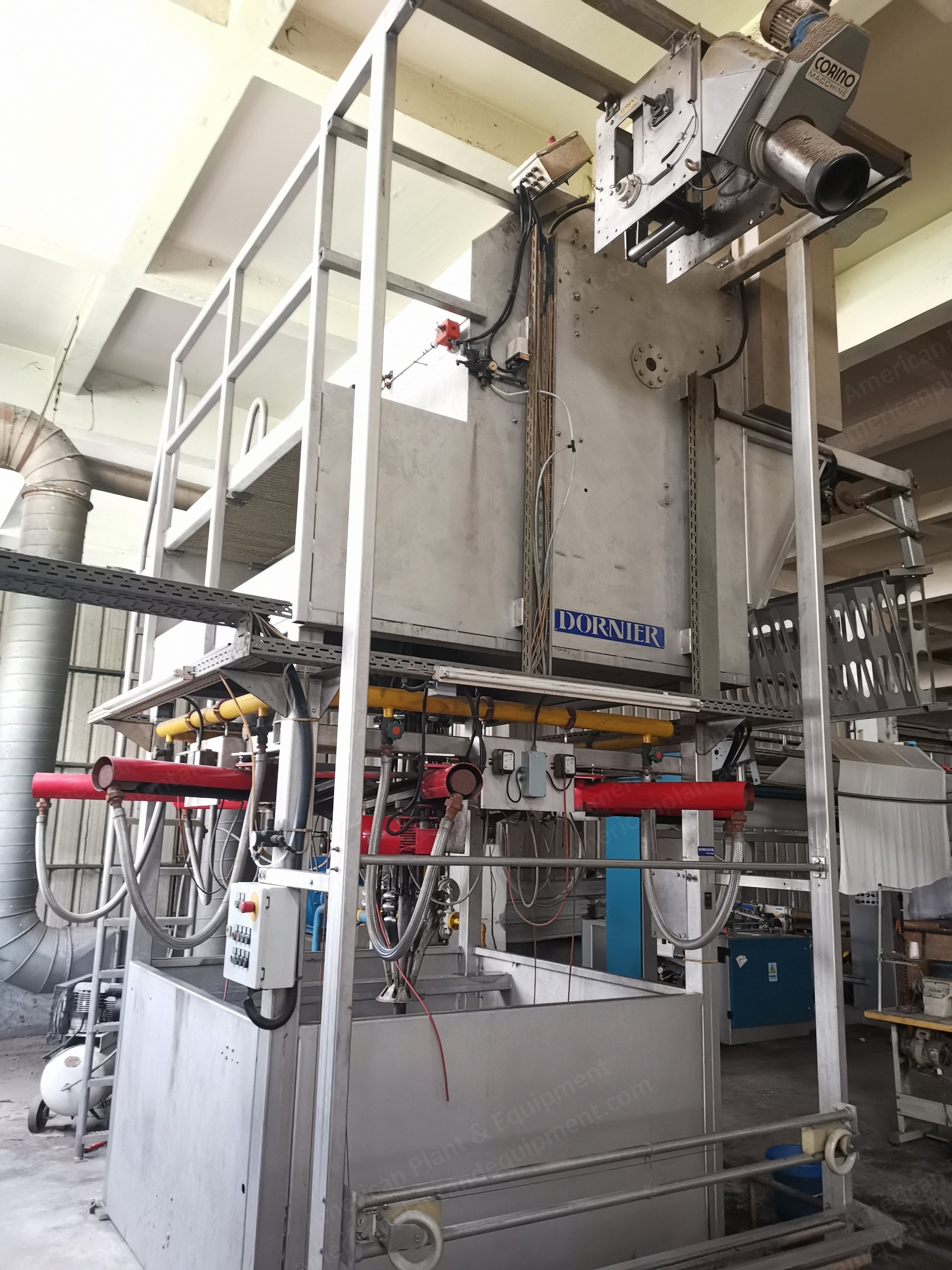 Dornier, Tubular Singeing and Mercerizing Machine, 2008, 8 Burners