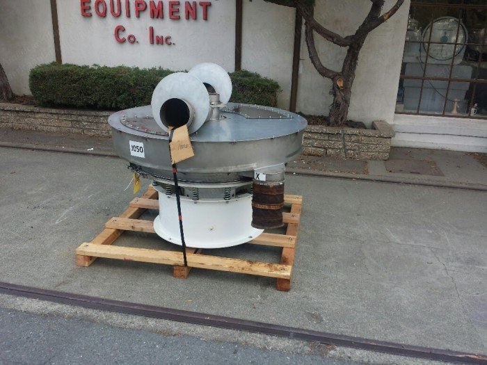 Midwestern, MR4856.6, 60" Diameter, Single Deck Screen, 2.5 HP, Stainless Steel