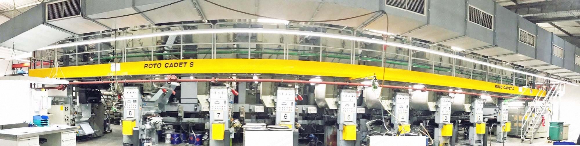 Schiavi, Roto-Cadet-S, 1997, 8 Colors, 775mm Web Width, 250 m/min