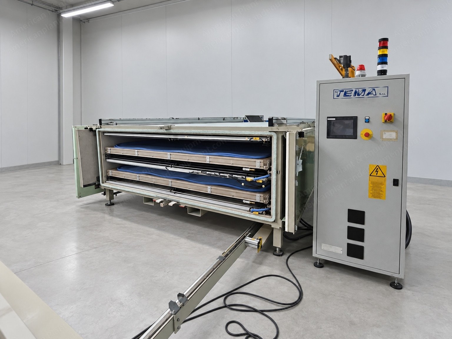TEMA, M, Vacuum Glass Laminating Oven, 2021, 2,500 x 5,000 mm (98 x 197 in) Glass Size, 2 Frames, 120 Hours