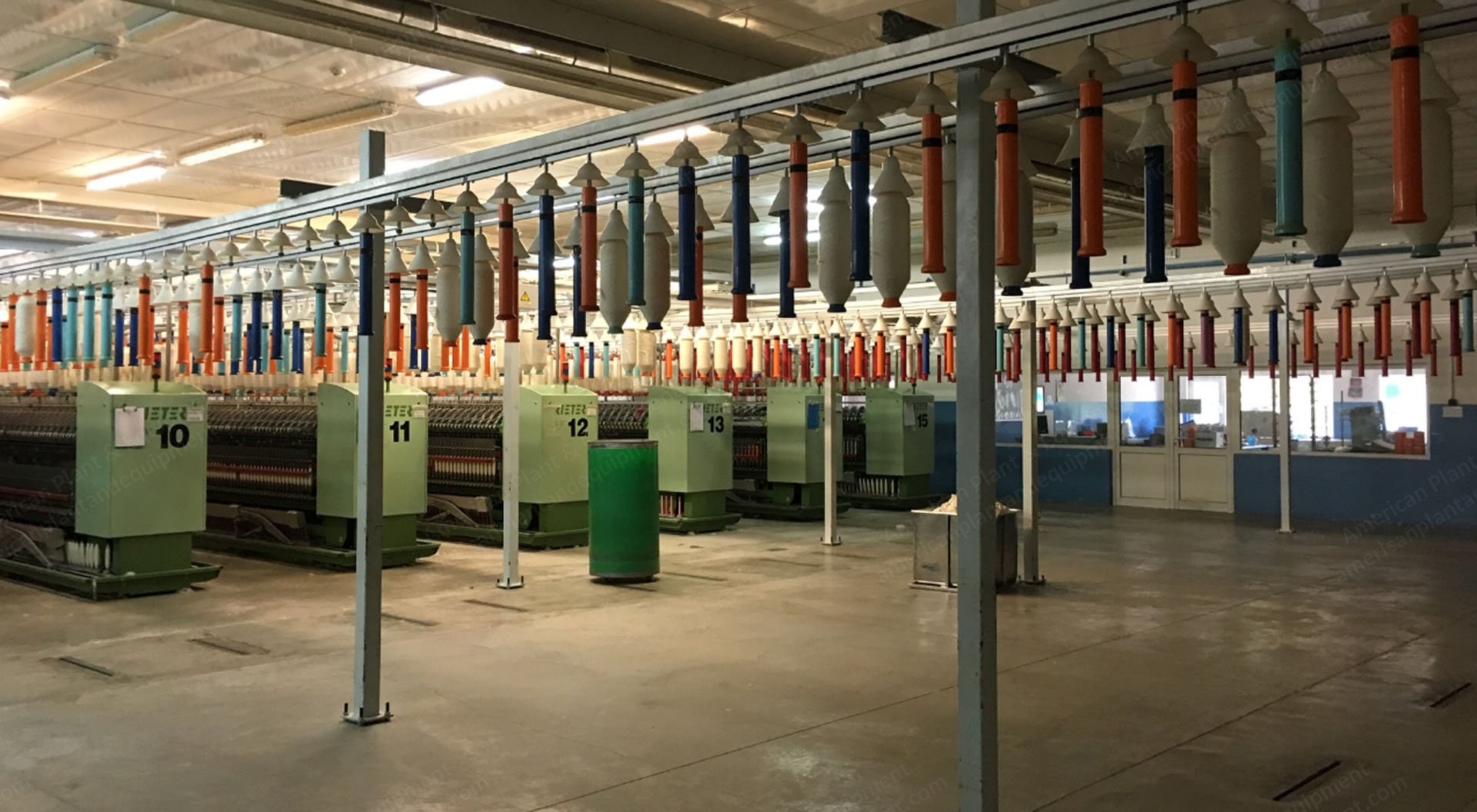 Rieter, G33, 2006/2008, Ring Spinning Frame, 1200 Spindles, Linked to Schlafhorst 338 V Autowinder