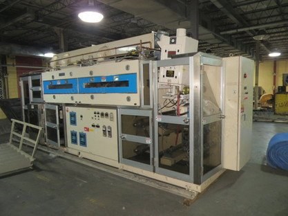 Hirano, Pilot Coater, 1995, 450mm Web Width, 400mm Coating Width, 2-Zone Thermal Oven, 30m/min Speed