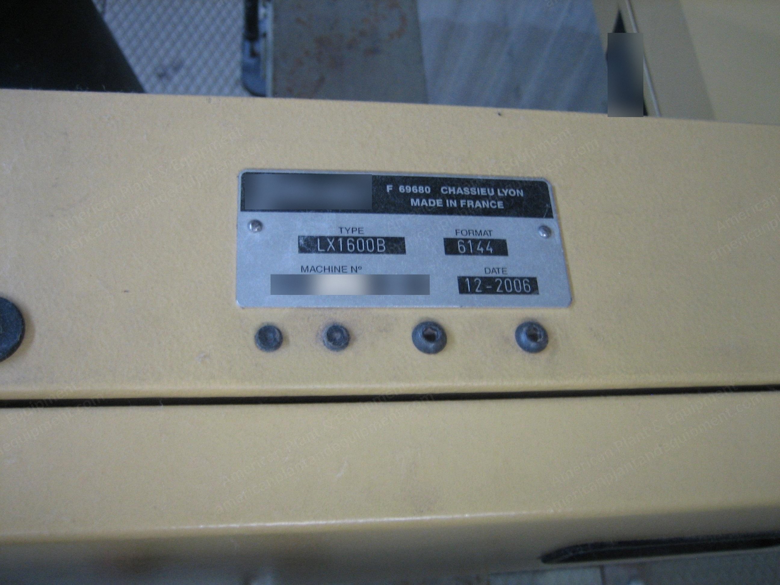 Staubli, LX 1600, 2006, Jumbo Jacquard Head, 6144 Hooks