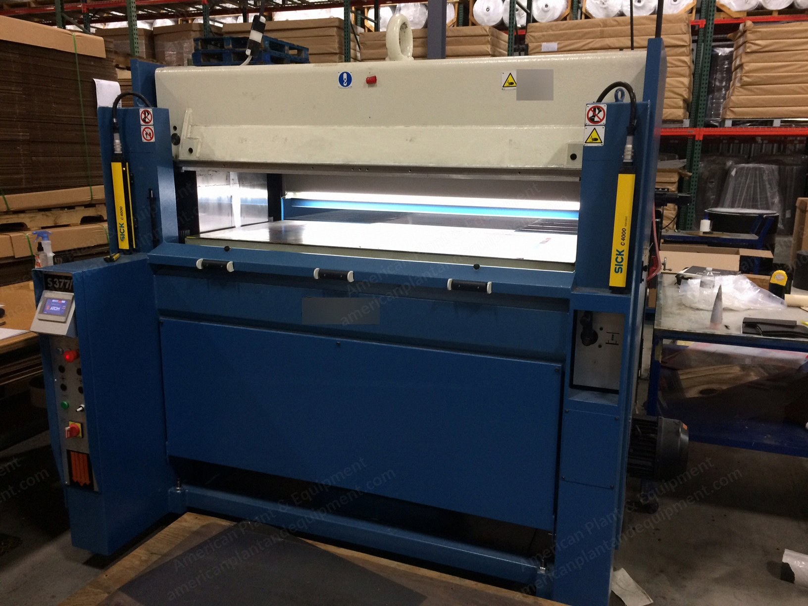 Atom, S-377/1, 2018, 70 Ton Capacity, 62x31.5 Inch Cutting Surface, 11 Inch Stroke