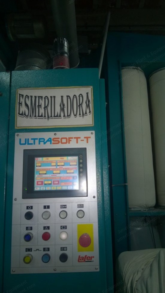 Lafer, Ultrasoft-T, 2005, Emerizing Machine for Tubular Fabric, Working Width 1300mm, Carbon Brushes