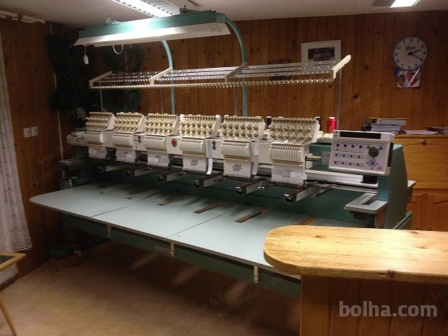 Tajima, TMFX 1206, 2000, 6 Heads, 12 Colors, 1200 spm