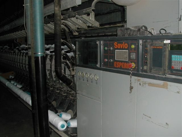 Savio, Espero, 1995, Cone to Cone Winding Machines, 52 Spindles, 6" Cone Length