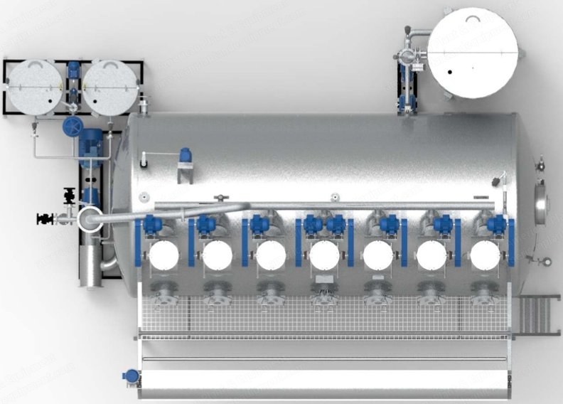 NovaStar, High Temperature Soft Flow Dyeing Machine, 1050 kg Capacity, 7 Tube