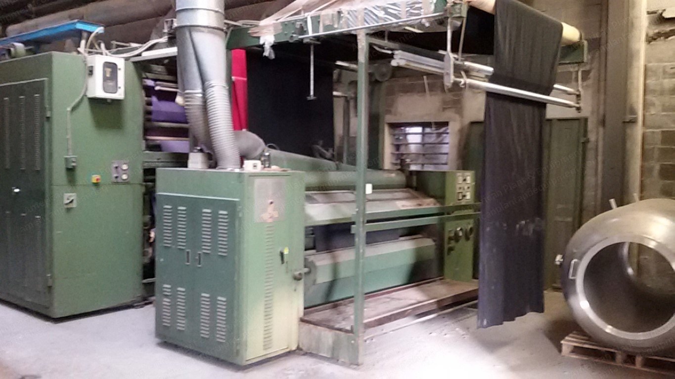 Lafer, GRI-90 and GRV-90 Duplex, 1998 and 1991, Raising-Shearing Line, 1800mm, 5 Machines