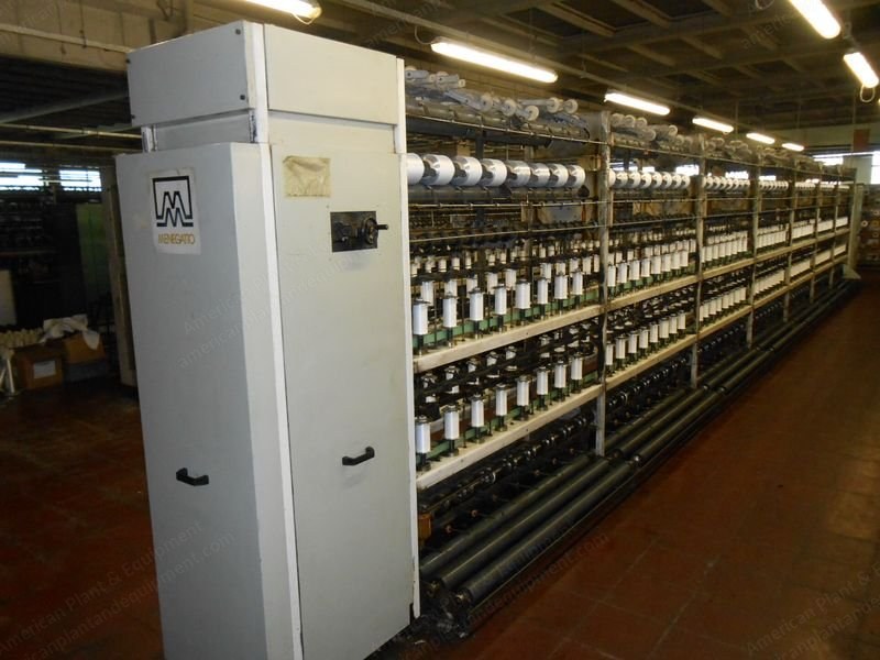 Menegatto, 1500 T 112, 1989, Covering Machine, 224 Spindles, Single and Double Covering