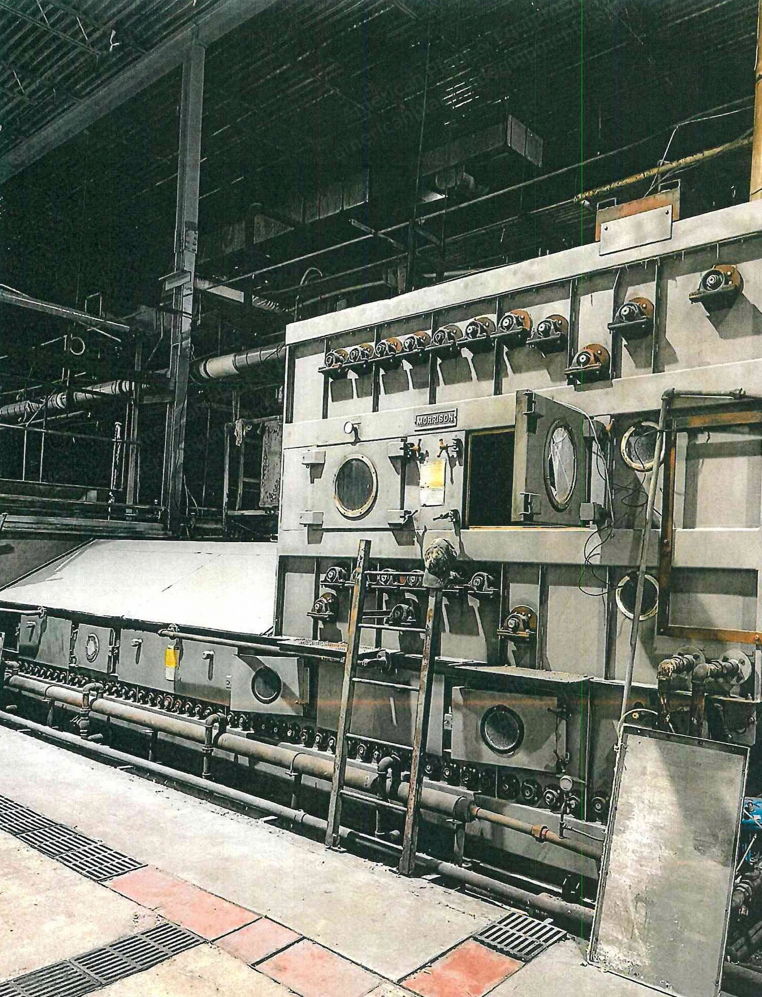 Morrison Conveyor Steamers, 30 Yard, 27 Feet Preheat, 80" Face Width