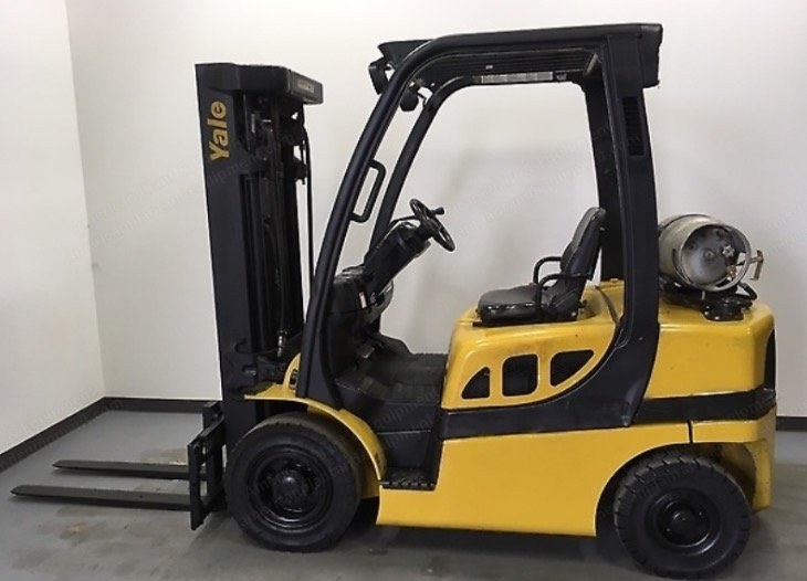 Yale, GLP050VX, 2014, 5000 lb Capacity, 84-189 Triple Mast, Sideshifter, LP Gas