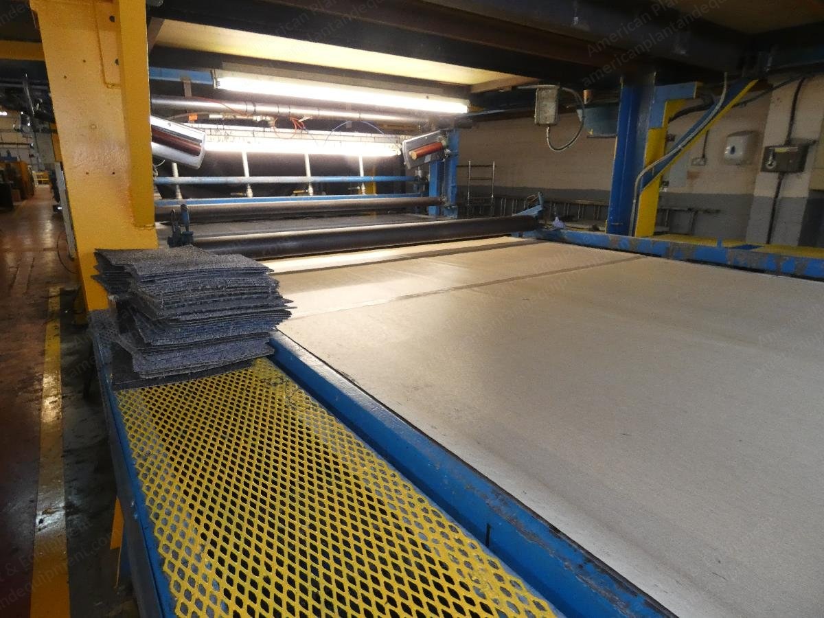 Sellers PVC Coating Line, 2000, Working Width 2000mm, 2x Stage PVC Application, 45m Length