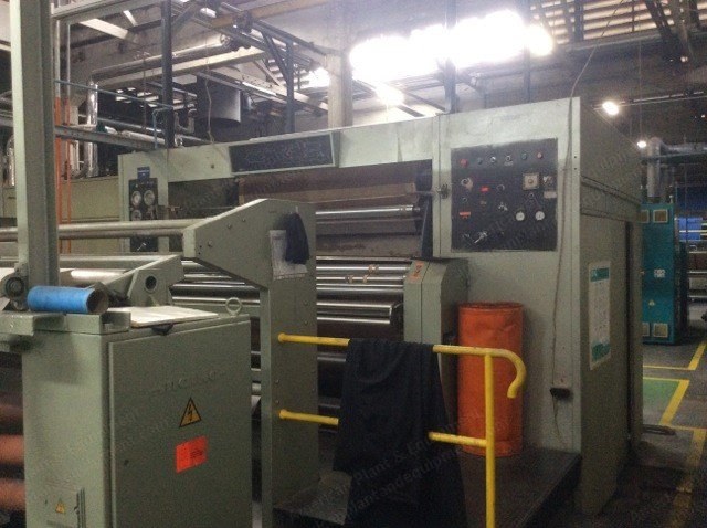Biella Shrunk Process, DD5, 1986, 2m Roller Width, 1300mm Autoclave Diameter, Mahlo RFMC Weft Straightener