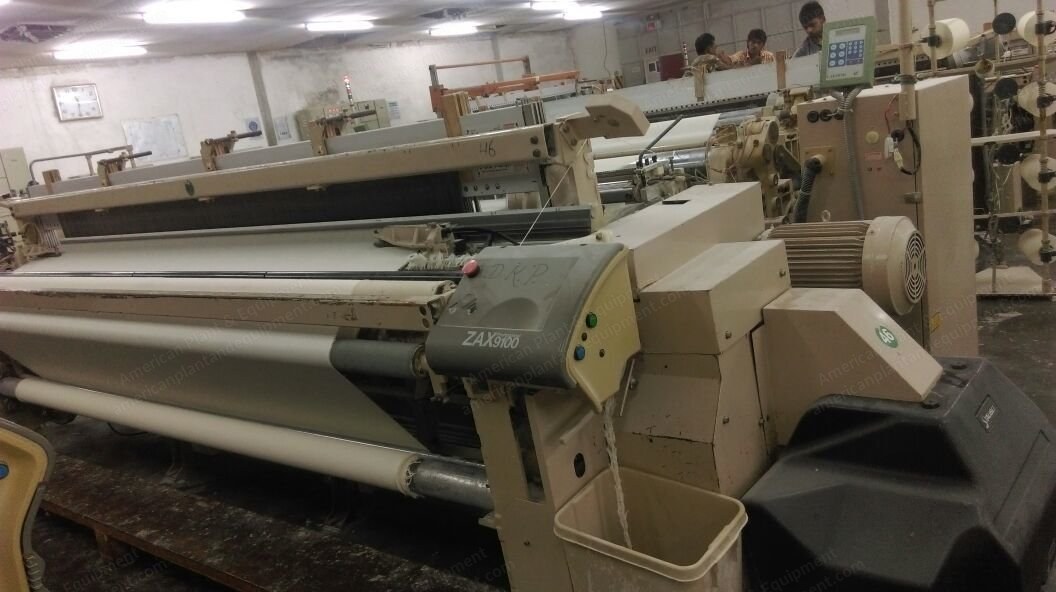 Tsudakoma, ZAX 9100, 2007/2008, Airjet Loom, 3400mm, 2 Colors, Cam Motion