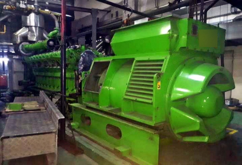 GE Jenbacher, J 620, 2009, Natural Gas Generator Set, 2731 kW, 11 kV, 50 Hz