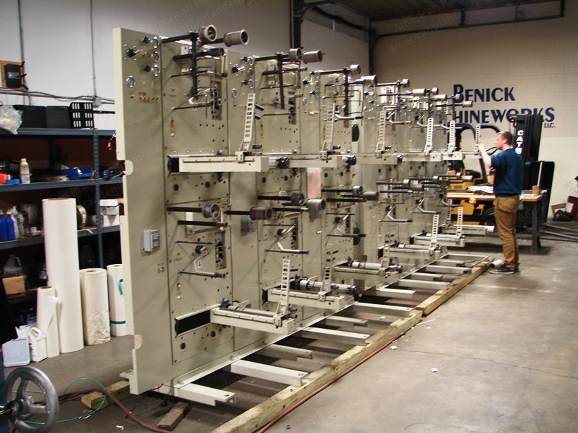 Leesona Spooling Line, 42 Heads, 1524mm Width, 2004