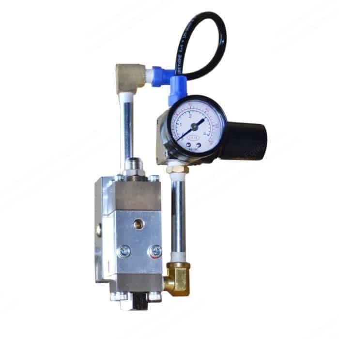 Glue Machinery, Econoswirl, Automatic Hot Melt Swirl Spray Gun, 2 to 3 Inch Pattern Range