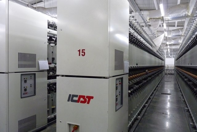 Rieter-ICBT, DT362, Complete Filament Yarn Twisting Plant, 336 Spindles, with Pirn Winders and Pozzi Autoclave