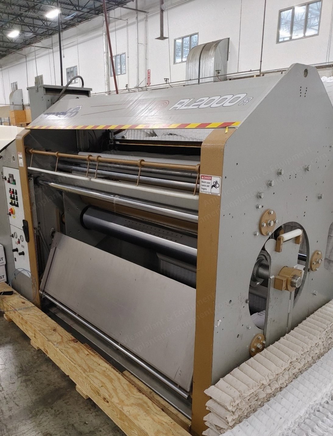 Amelco, RL2000A, 2011, Roll Packing Machine for Pocket Coils, 220V, 3-Phase