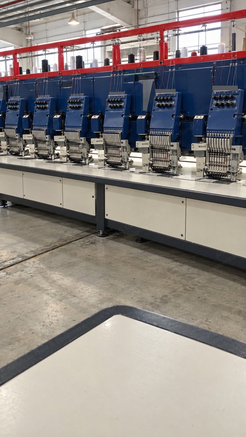 NovaStar, BE171, Dual-Cording Embroidery Machine, 34 Heads, 330 x 1500 mm Embroidery Area