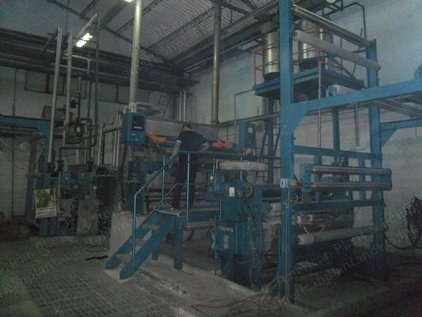 Kusters Pad Steam Dyeing Machine, 1700mm Working Width, 1800mm Cylinder Width